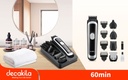 MAQUINA BARBERA 5 EN 1  RECARGABLE DECAKILA (KMHR017W)