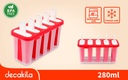 MOLDE PARA HACER HELADO DE PALETA 280ML DECAKILA (KMTT127R)