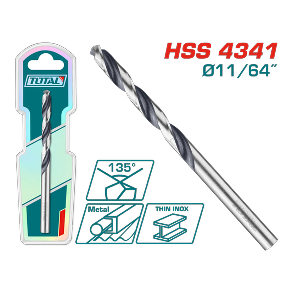 BROCA LAMINA 11/64" INDUSTRIAL SUPER TOTAL (TAC1206414)