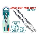 BROCA LAMINA 3/32" JUEGO X 2PCS  INDUSTRIAL SUPER TOTAL (TAC1203234)