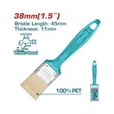 BROCHA 1.5" MANGO PLASTICO TOTAL (THT840156)