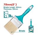 BROCHA DE 3" MANGO PLASTICO INDUSTRIAL TOTAL (THT84036)