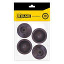 ACCESORIO CORTINERO PLAFON CAFE EN U (ABIERTO) 1/2 PAQ X 4 UDUKE