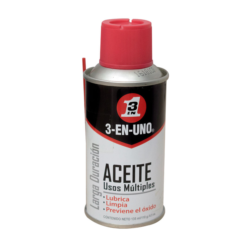 ACEITE LUBRICANTE 3 EN 1 EN AEROSOL 4.5 OZ(LUBRICA LIMPIA Y PROTEGE)