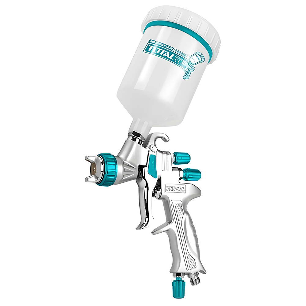 AEROGRAFO 600CC INDUSTRIAL VASO PLASTICO ALTA PRESION TOTAL (TAT10605)