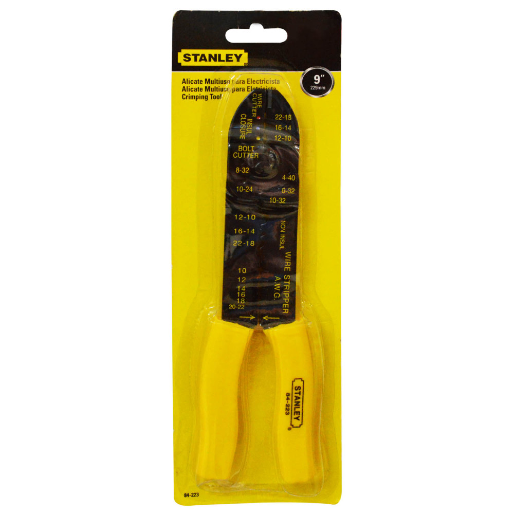 ALICATE PELACABLE STANLEY MULTIUSOS (84-223)