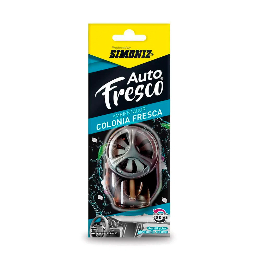 AMBIENTADOR AIR TECH SIMONIZ COLONIA FRESCA 10ML (104141)