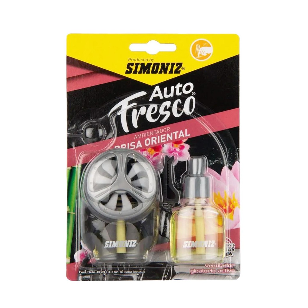 AMBIENTADOR VENTILA 10ML BRISA ORIENTAL CON REPUESTO SIMONIZ (107018)