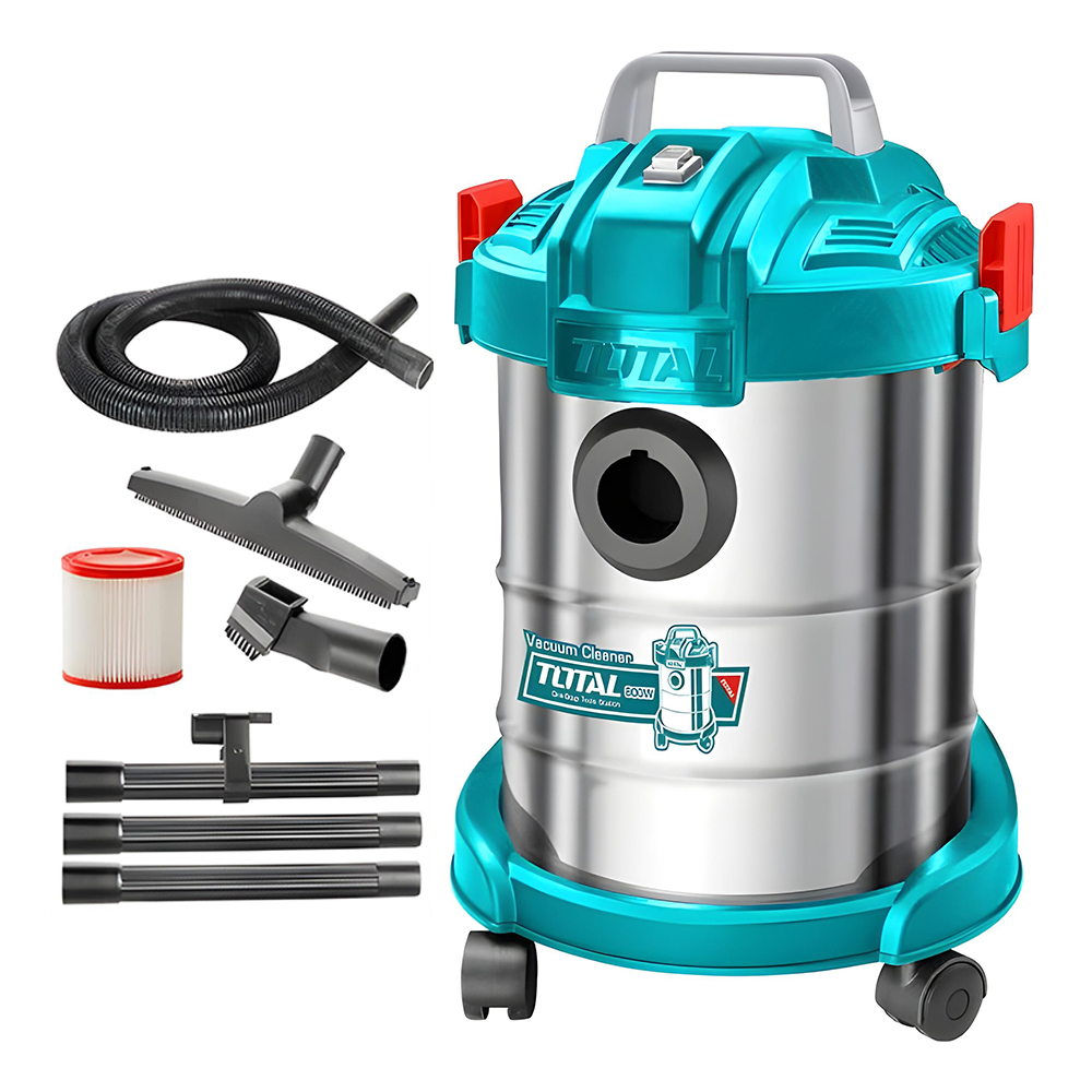 ASPIRADORA Y SOPLADORA PARA HUMEDO Y SECO 12L 800W INCLUYE ACCESOSIROS SUPER TOTAL (UTVC14122)