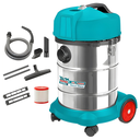 ASPIRADORA Y SOPLADORA PARA HUMEDO Y SECO 30L 1400W INCLUYE ACCESORIOS  INDUSTRIAL SUPER TOTAL (UTVC14301)