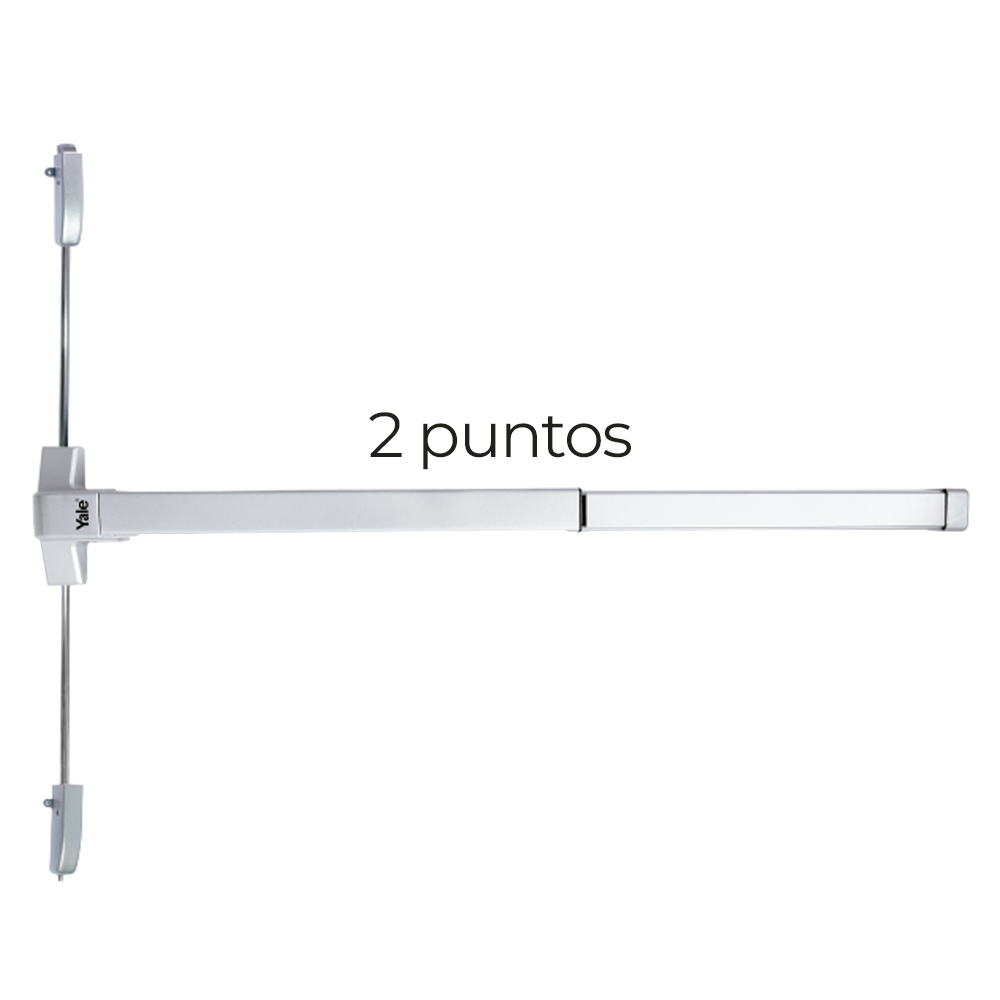 BARRA DE APERTURA ANTIPANICO TAMPA 2 PUNTOS PARA SALONES Y AUDITORIOS VERTICAL (35011)