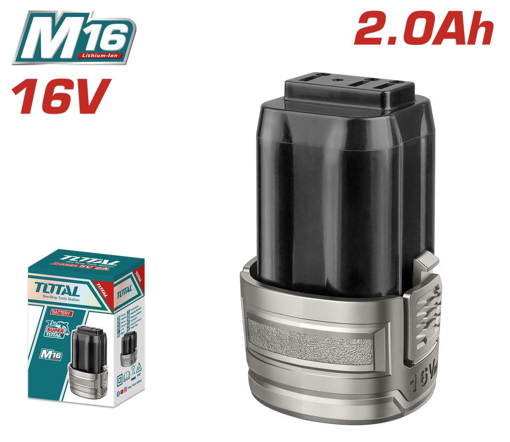 BATERIA 16V 2.0AH ION LITHIUM INDUSTRIAL SUPER TOTAL (TFBLI1620)