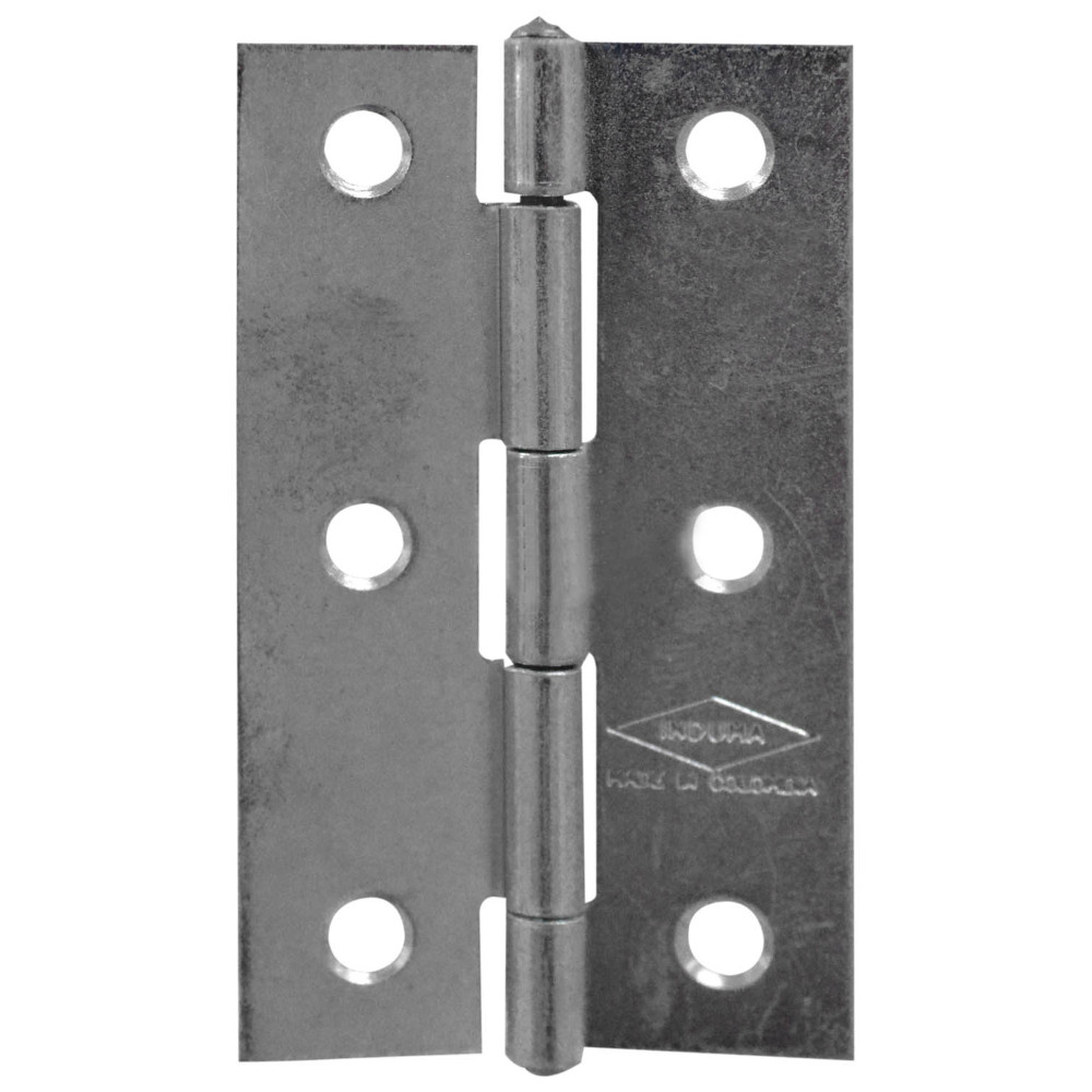 BISAGRA COMUN ZINCADA INDUMA 2 1/2 C.20 (CAJITA X 12 PAR) (T1103-0071