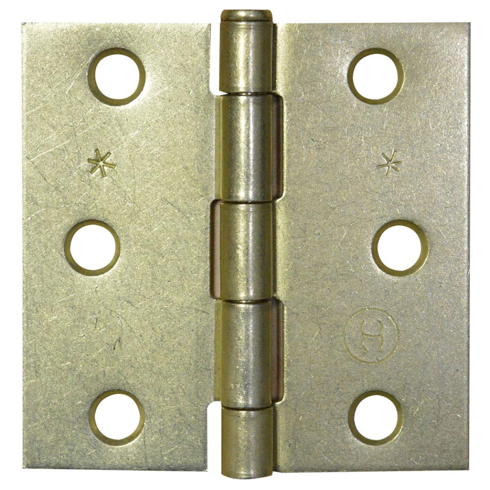 BISAGRA NUDO CABEZA PLANA DORADA 3X3  X 12 PARES (PUERTA)(HT) (C-16 (T1106-0059)