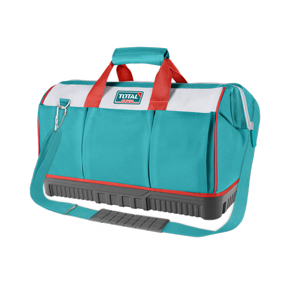 BOLSO DE HERRAMIENTAS 16 REFORZADO INDUSTRIAL CAPACIDAD MAXIMA 20KG SUPER TOTAL (THT16163)