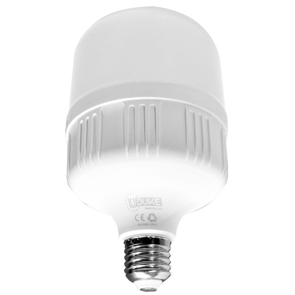 BOMBILLO LED 30W UDUKE LUZ DIA E27 MULTIVOLTAGE (6500K) (T100) (HT80402) (GARANTIA 2 ANOS)