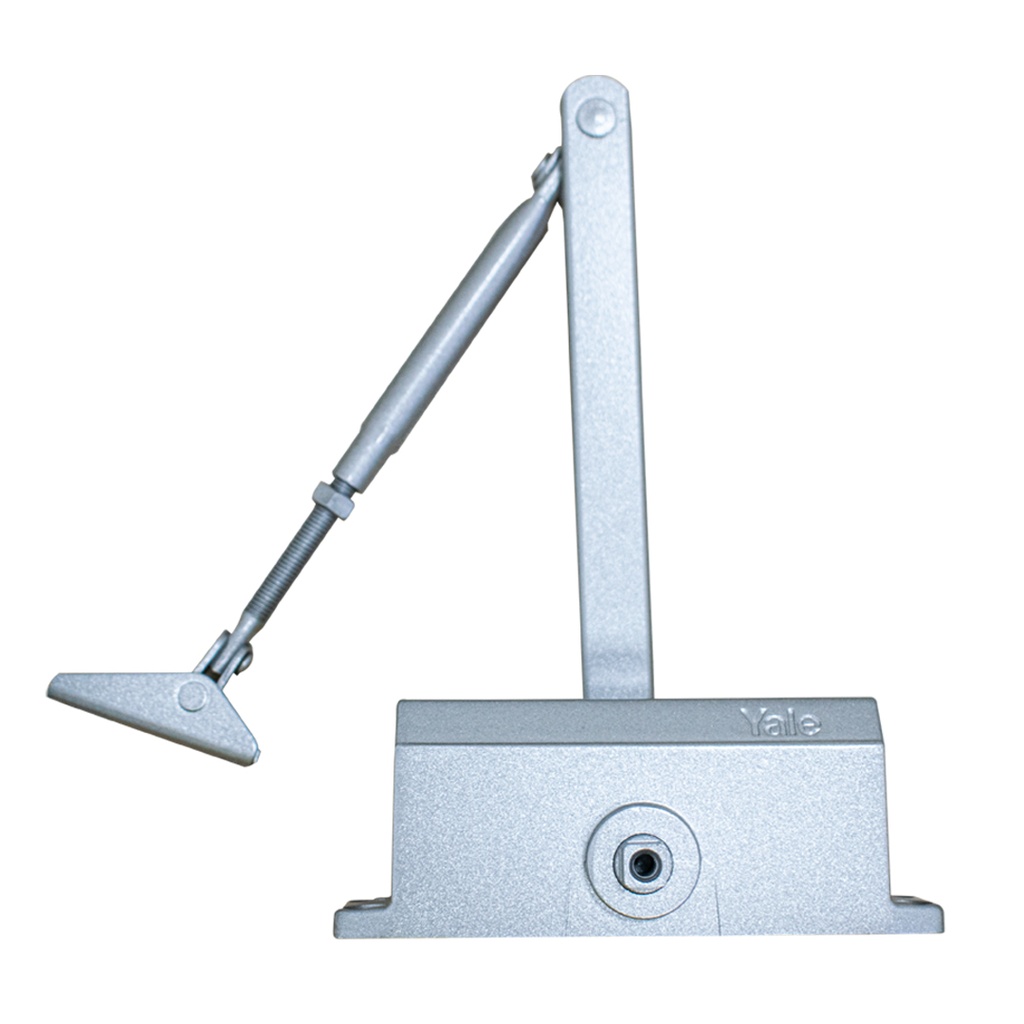 BRAZO CIERRA PUERTA YALE 45KG  1 (1002) PLATA (7018)