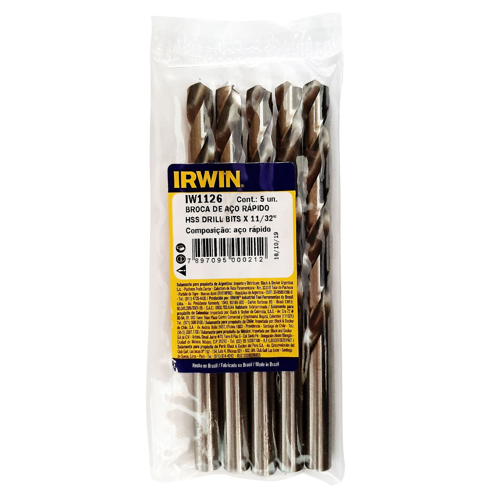 BROCA LAMINA IRWIN HSS 11/32 (IW1126)