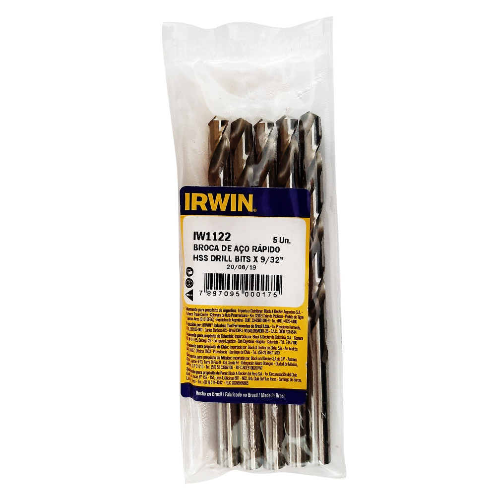 BROCA LAMINA IRWIN HSS 9/32 (IW1122)