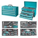 CAJA HERRAMIENTA METALICA INCLUYE 132 PZS INDUSTRIAL SUPER TOTAL (THPTCS71321)