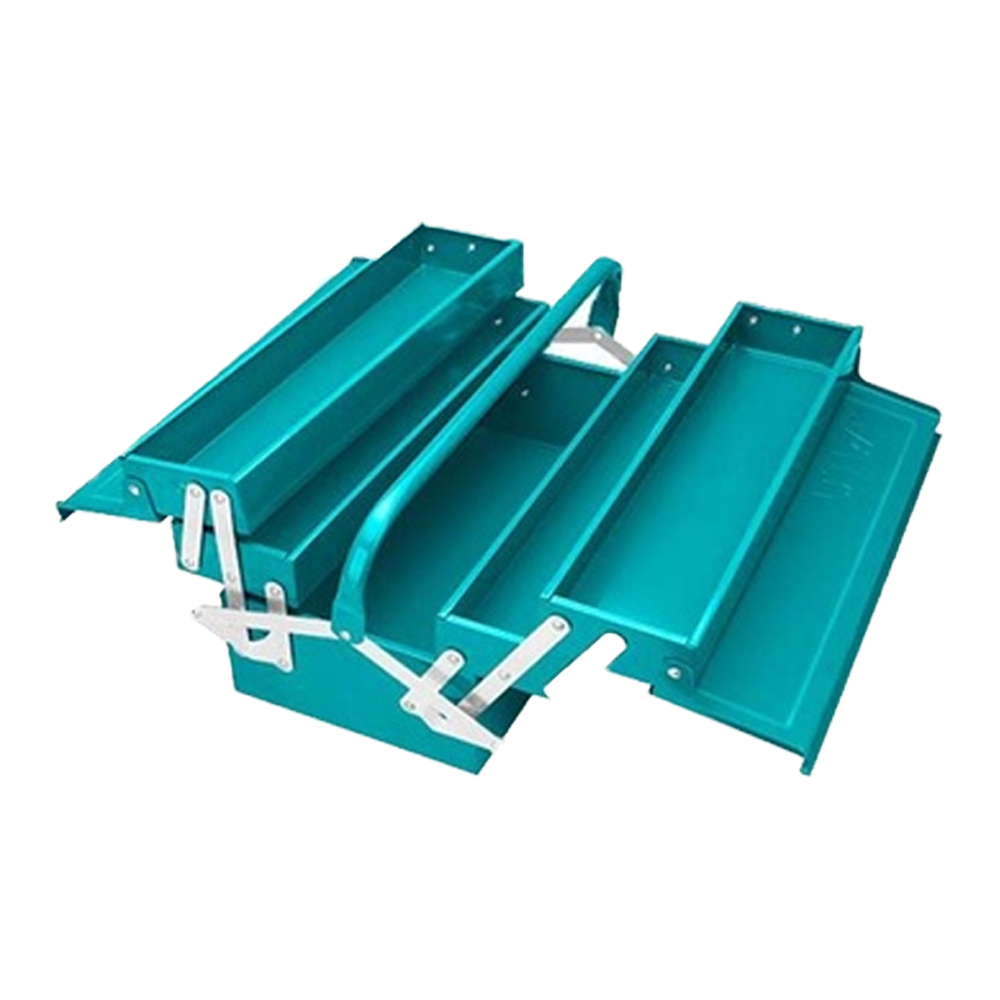 CAJA HERRAMIENTAS 404X200X205MM INDUSTRIAL METALICA TOTAL   (THT10702)