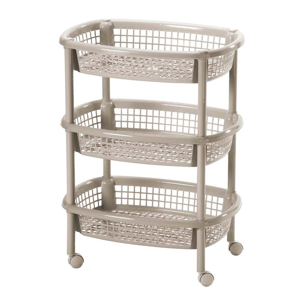 CANASTA MOVIL OVALADA TAUPE RIMAX (4581)