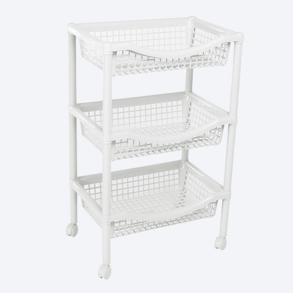 CANASTA MOVIL RECTANGULAR BLANCO RIMAX