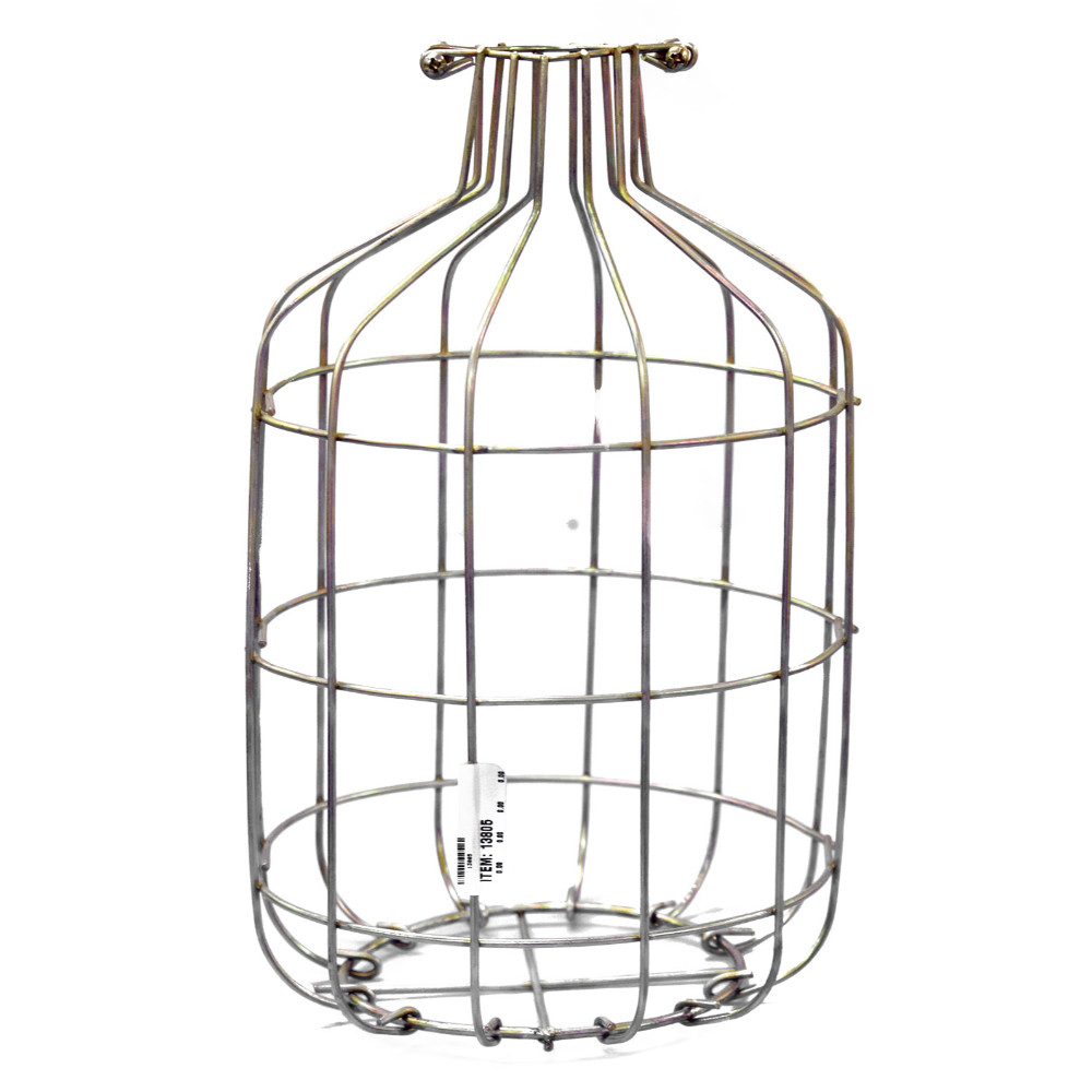 CANASTILLA PARA BOMBILLO LED  4 YUMBO ZINCADA ( 40W - 50W )