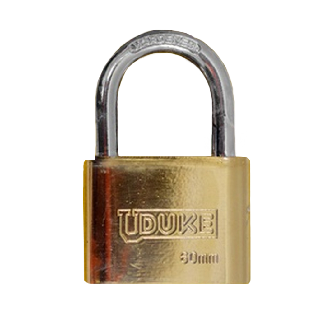 CANDADO 60MM DORADO PULIDO EN BLISTER UDUKE (HT1513)