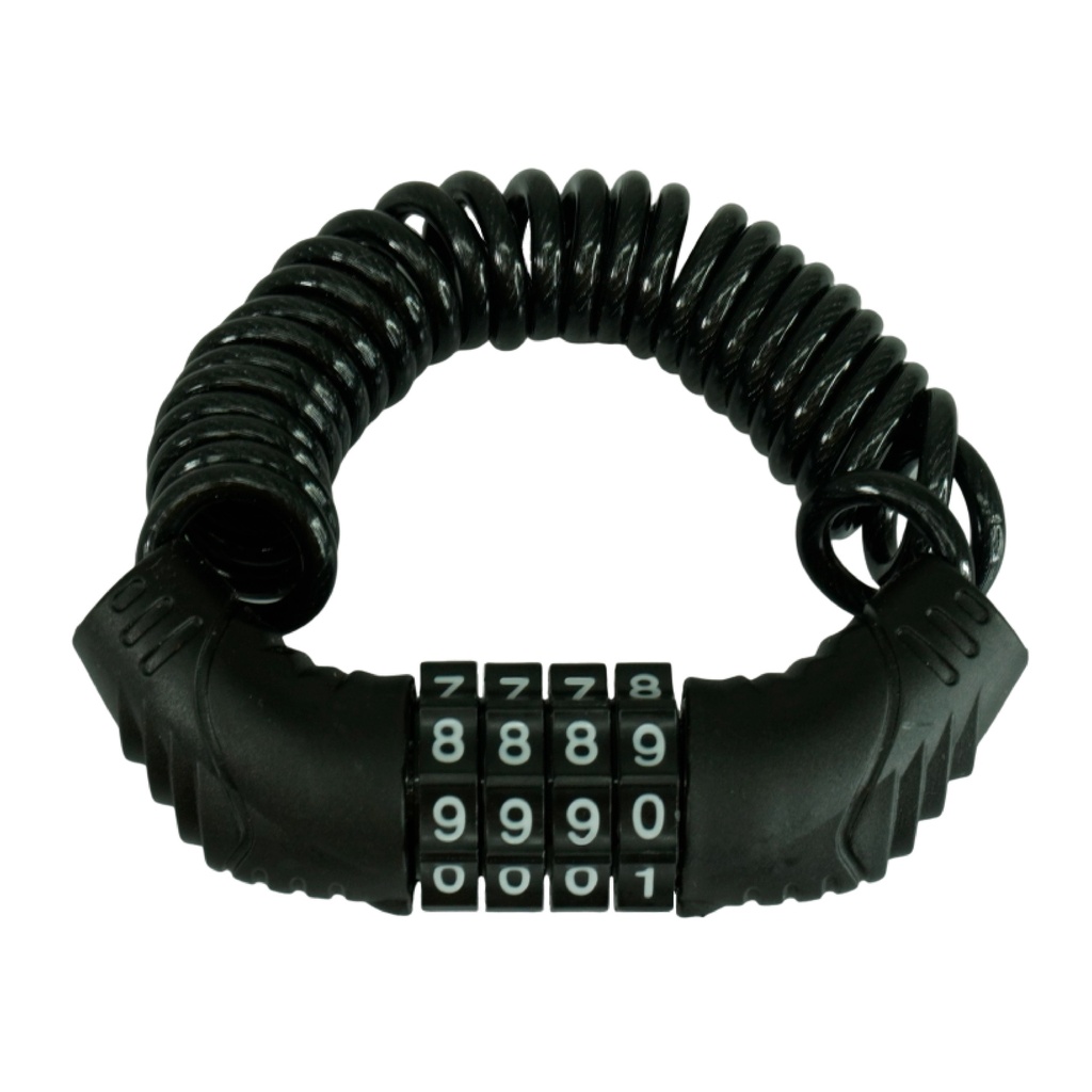 CANDADO GUAYA BICICLETA CON CLAVE 4 DIGITOS 1.5 MTS UDUKE (HT2212)