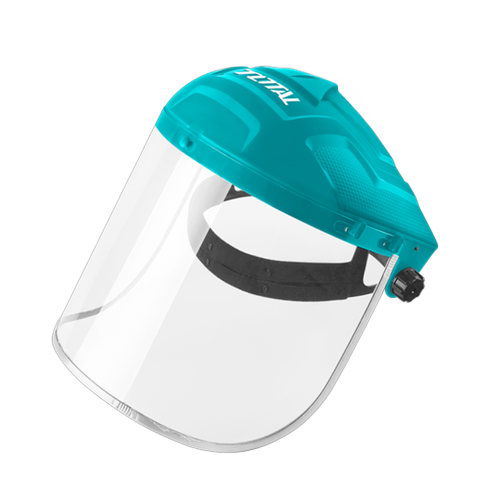 CARETA ESMERILAR INDUSTRIAL VERDE VISOR EN POLICARBONATO SUPER TOTAL  (TSP631)
