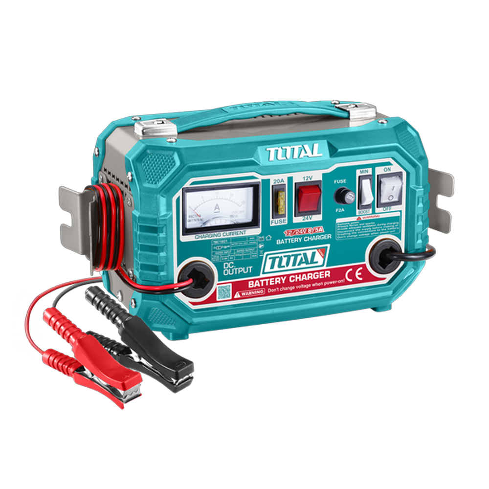 CARGADOR DE BATERIA PARA CARRO 12V-24V 8-5AMP TOTAL (UTBC1601)