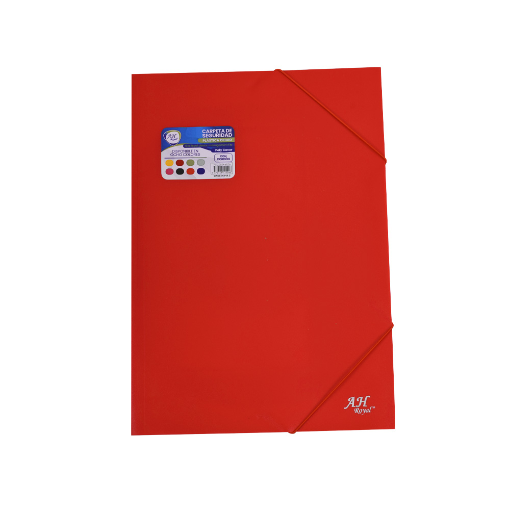 CARPETA DE SEGURIDAD OFICIO CON CORDON PAC2524-6076