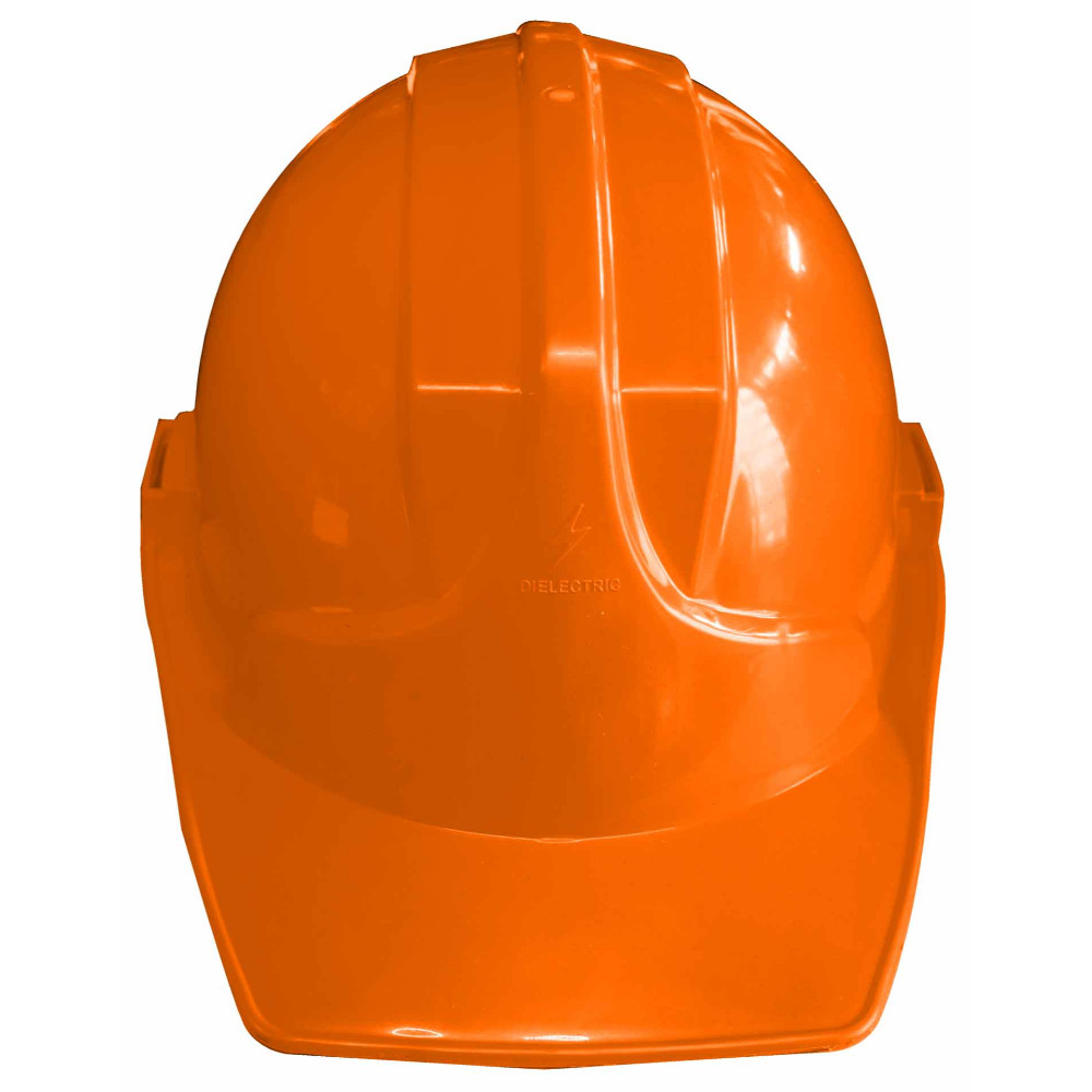 CASCO CONSTRUCCION  PROFESIONAL NARANJA RACHET (CON NORMAS-DIELECTRICO