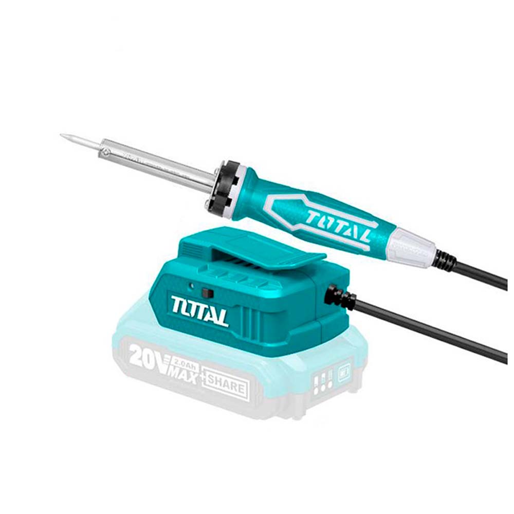 CAUTIN INALAMBRICO 40W 20V BATERIA Y CARGADOR NO INCLUIDO TOTAL (TSILI2001)