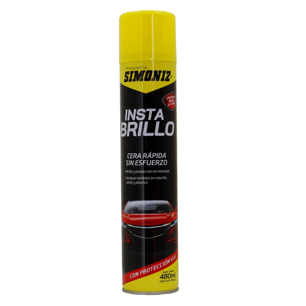 CERA EN AEROSOL INSTABRILLO 480ML SIMONIZ (203753)