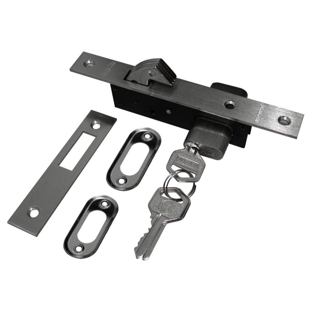 CHAPA GATO DE INCRUSTAR PICO LORO DOBLE CILINDRO 50 MM (REF 785)