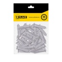 CHAZO 3/16 PLASTICO ESTRIADO PQT X 40 UDUKE