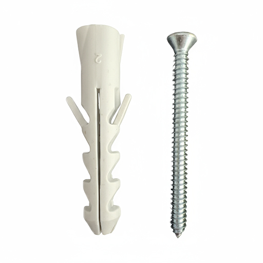 CHAZO CON TORNILLO 3/8 PLASTICO PQT X 10 UDUKE