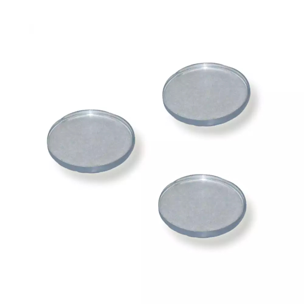 CHUPA ADHESIVA PLANA TRANSPARENTE PARA VIDRIO PQT X 10 UDUKE