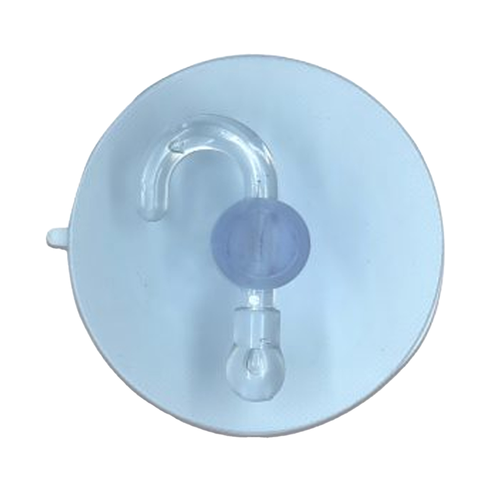 CHUPA ADHESIVA TRANSPARENTE # 3 CON GANCHO PQT X 5 UDUKE