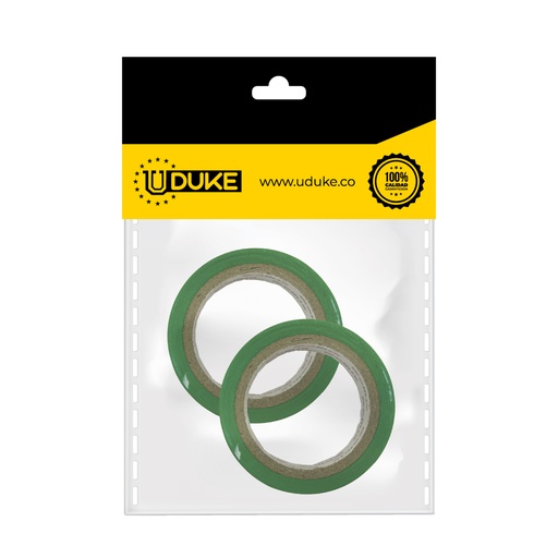 CINTA AISLANTE PEQUEÑA VERDE PAQ X 2 UDUKE