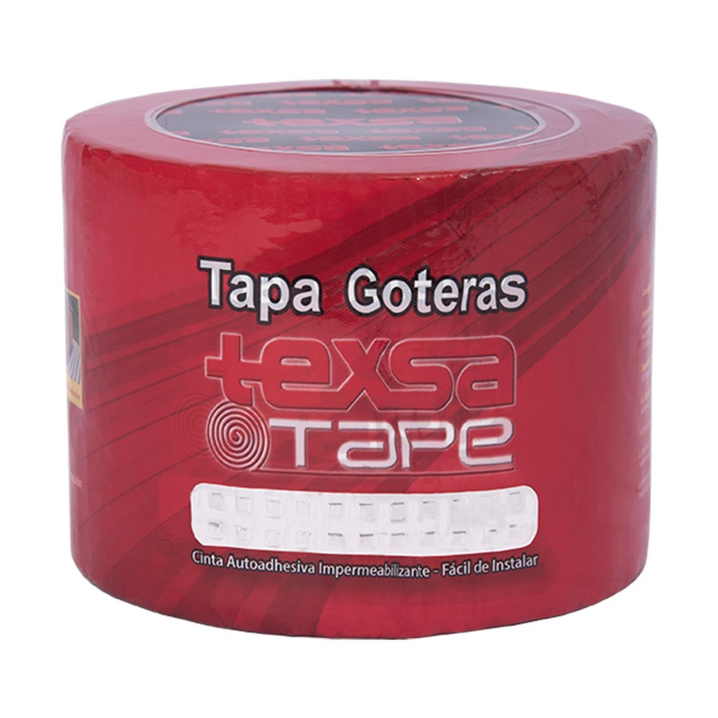 CINTA ASFALTICA TAPA GOTERAS 10 CM X 10 M ALUMINIO TEXSA TAPE