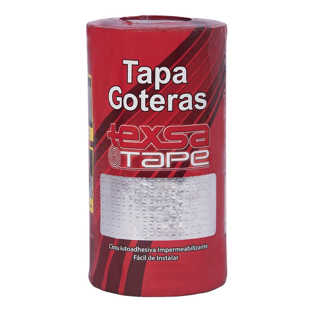 CINTA ASFALTICA TAPA GOTERAS 20 CM X 5 M ALUMINIO TEXSA TAPE