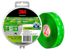 CINTA DOBLE FAZ VHB 4910 TRANSPARENTE 3M 19MM X 5 MTS (HB004459218)