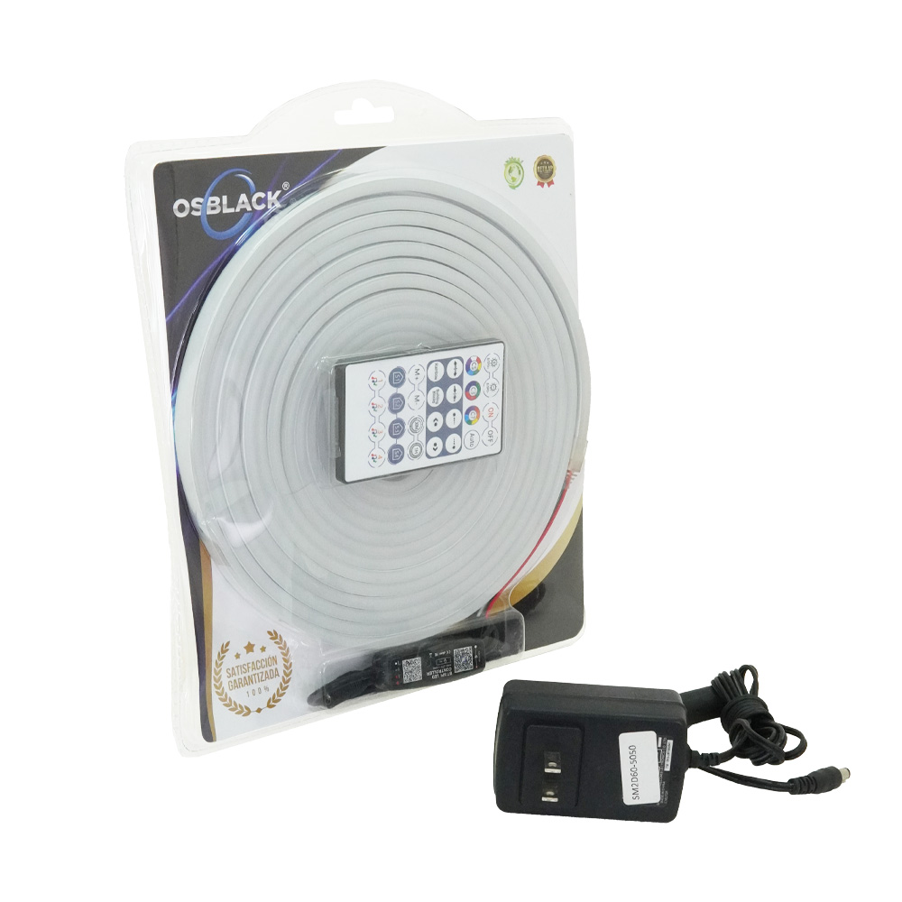 CINTA NEON FLEX DIRECCIONABLE CON CONTROL Y APLICACION