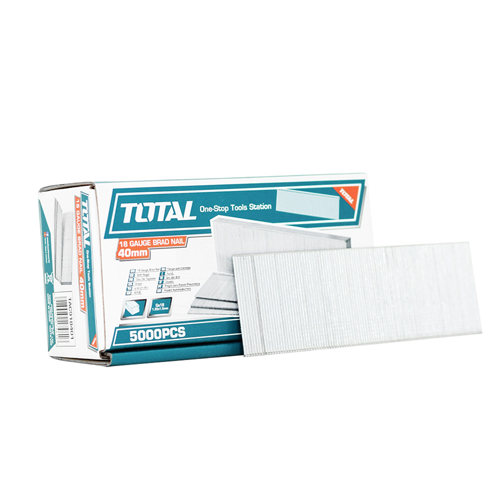 CLAVO 40MM PARA CLAVADORA NEUMATICA 5000 PZS TOTAL (TAC918401)