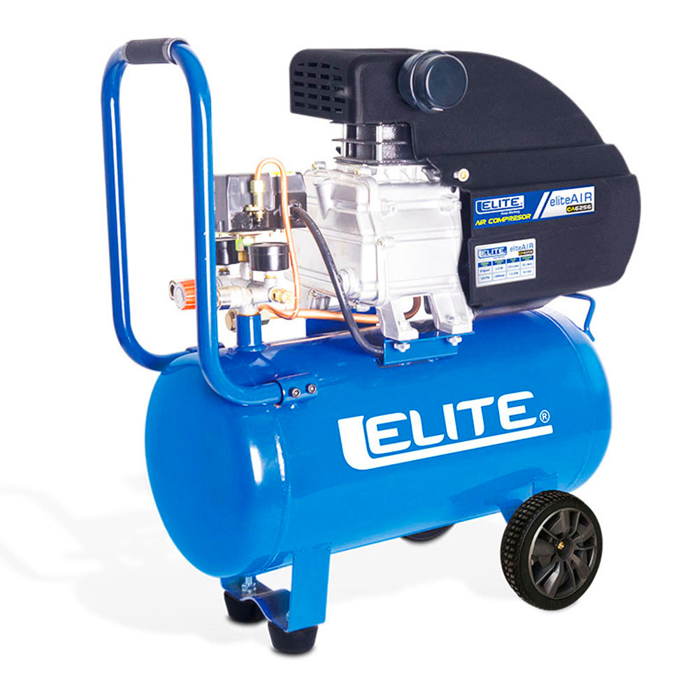 COMPRESOR ELITE 2.5 HP TANQUE 25LTS 115PSI 110V -7.5 AMP (CA6256)