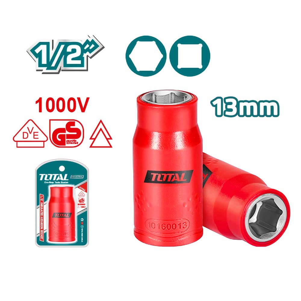 COPA 1/2" # 13MM AISLADA INDUSTRIAL TOTAL (THIHAST12131)