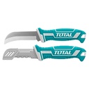 CUCHILLO PELACABLE 200 MM CURVO ACERO INOXIDABLE TOTAL (THT51882)
